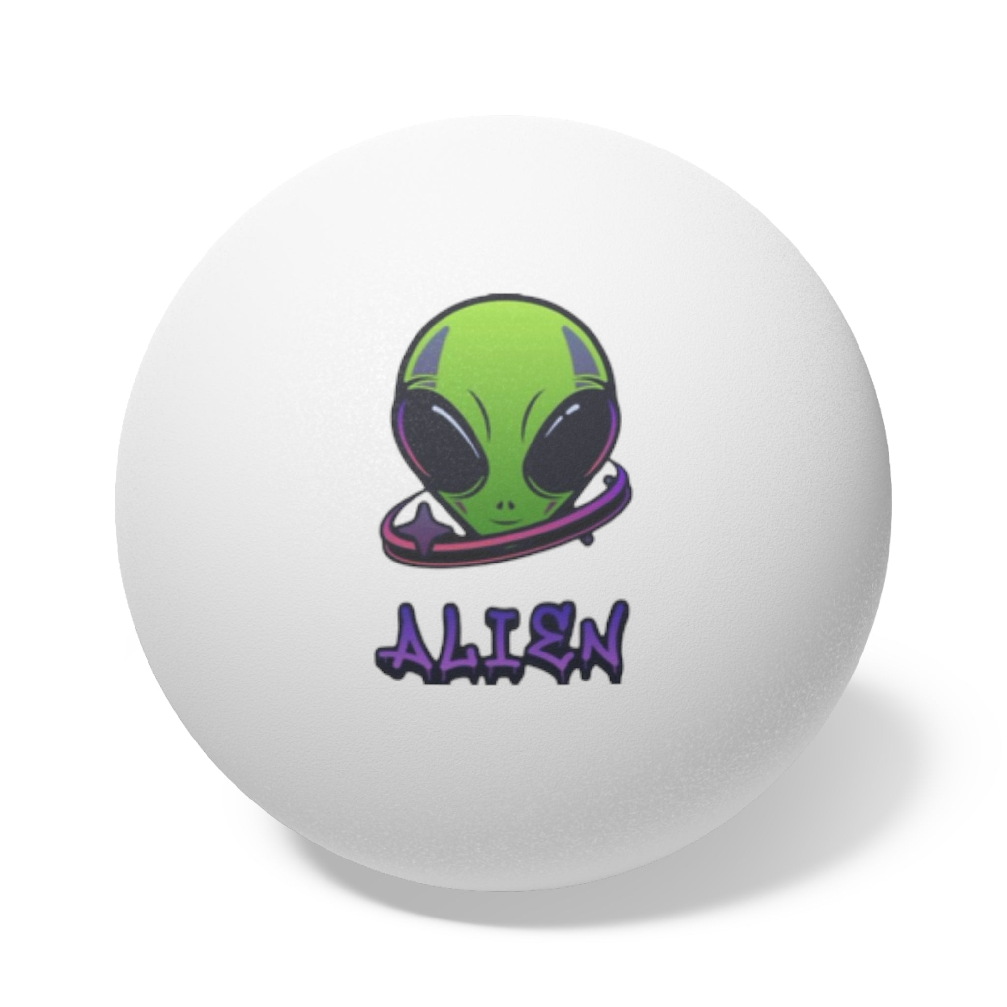 Alien Ping Pong Balls Set, Fun Game Accessories for Parties, Unique Gifts for Gamers, Alien-Themed Party Supplies, Outer Space Decor