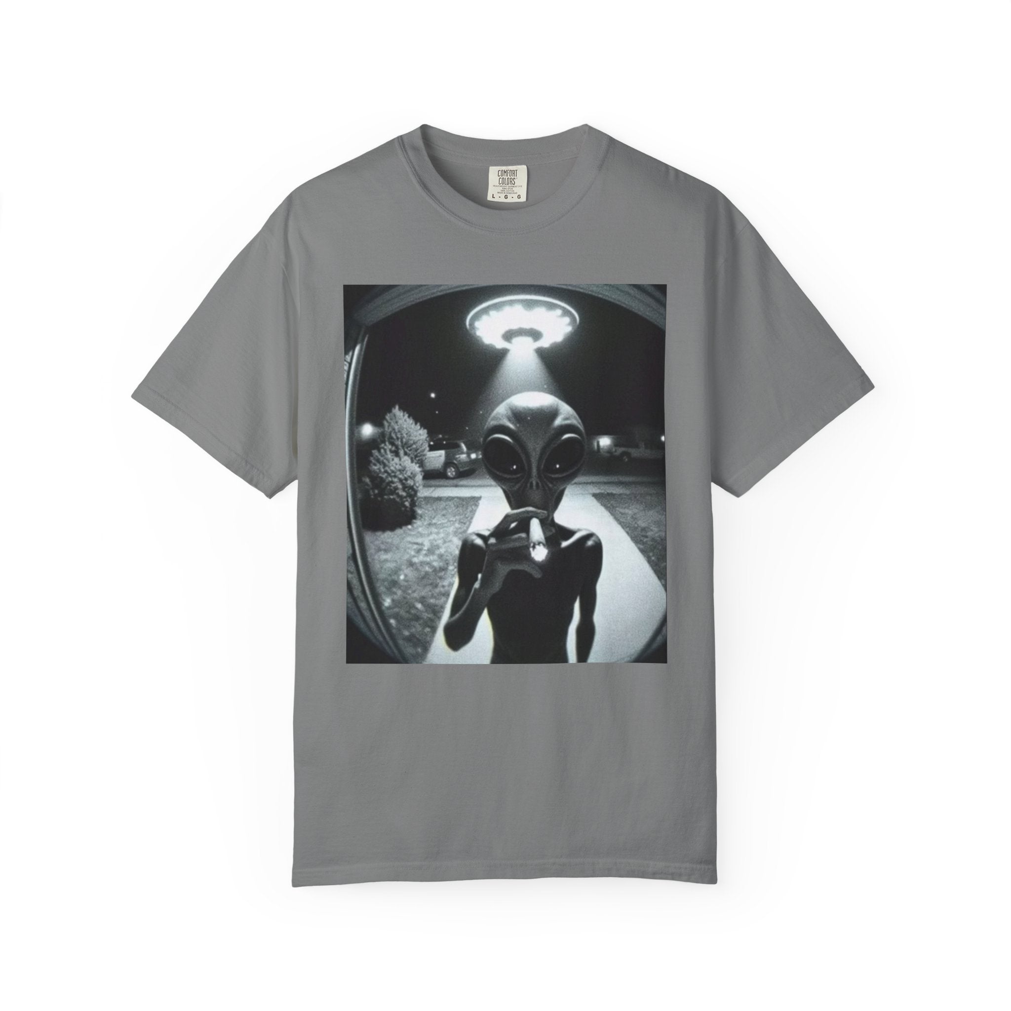 Alien Encounter Unisex Garment-Dyed T-Shirt