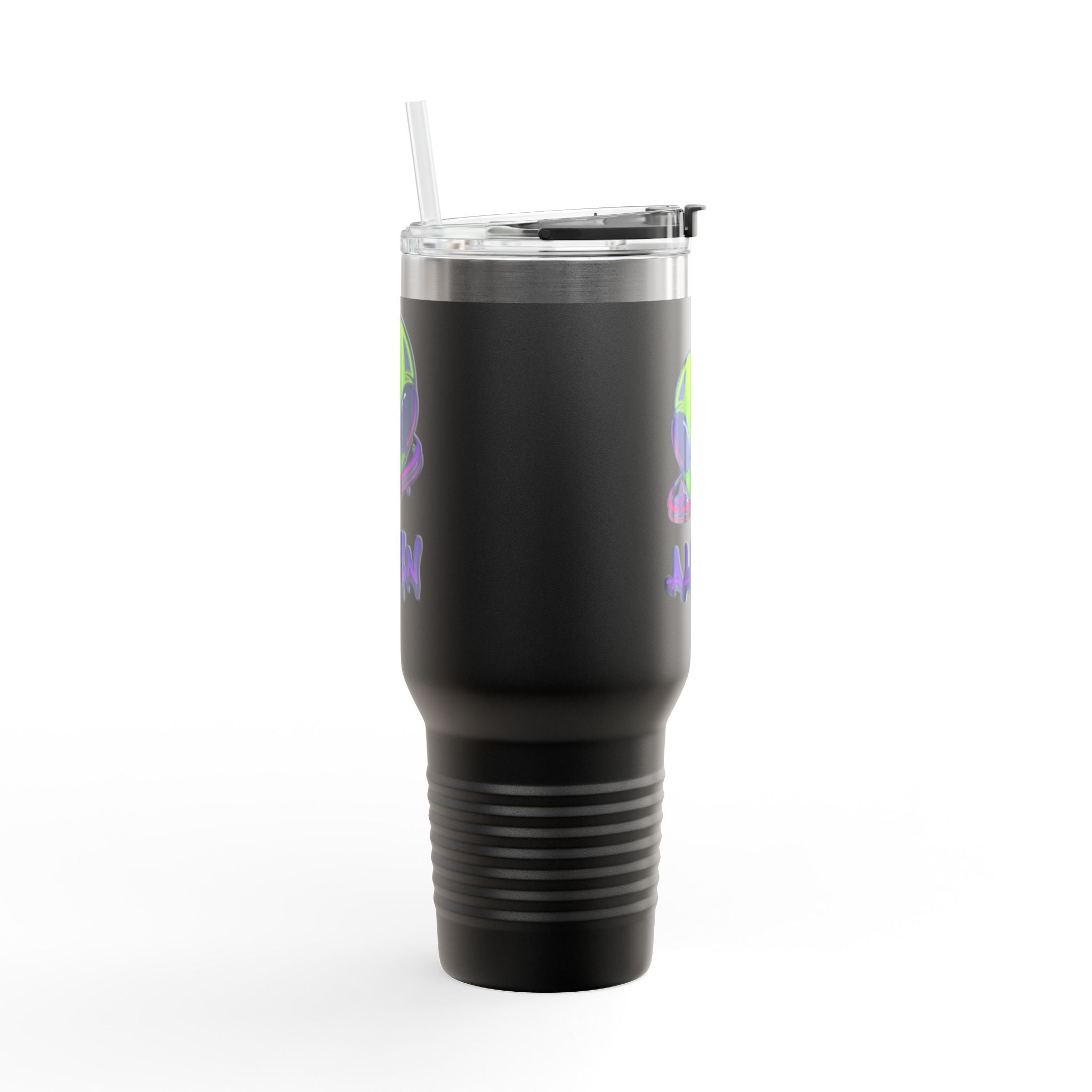 Alien Insulated Travel Mug, 40oz - Perfect for Road Trips, Gift for UFO Lovers, Unique Travel Gear