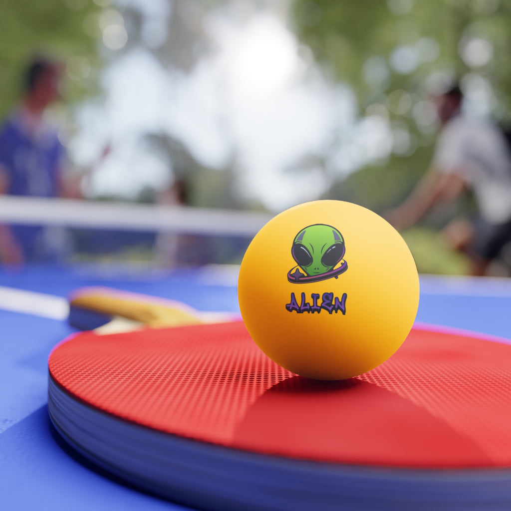 Alien Ping Pong Balls Set, Fun Game Accessories for Parties, Unique Gifts for Gamers, Alien-Themed Party Supplies, Outer Space Decor