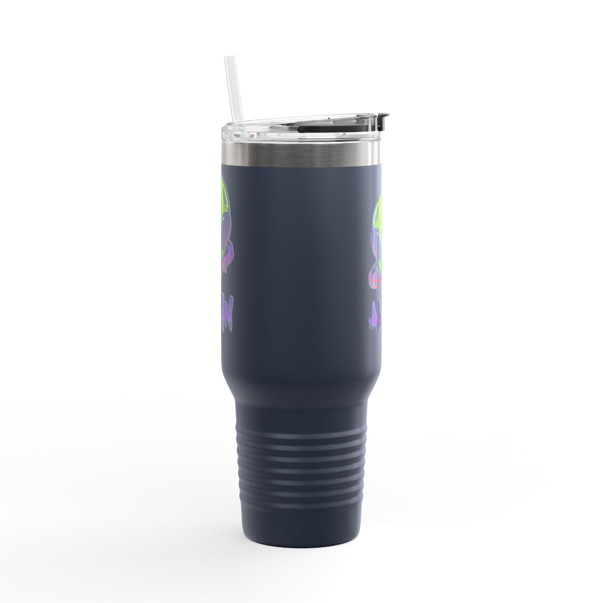 Alien Insulated Travel Mug, 40oz - Perfect for Road Trips, Gift for UFO Lovers, Unique Travel Gear