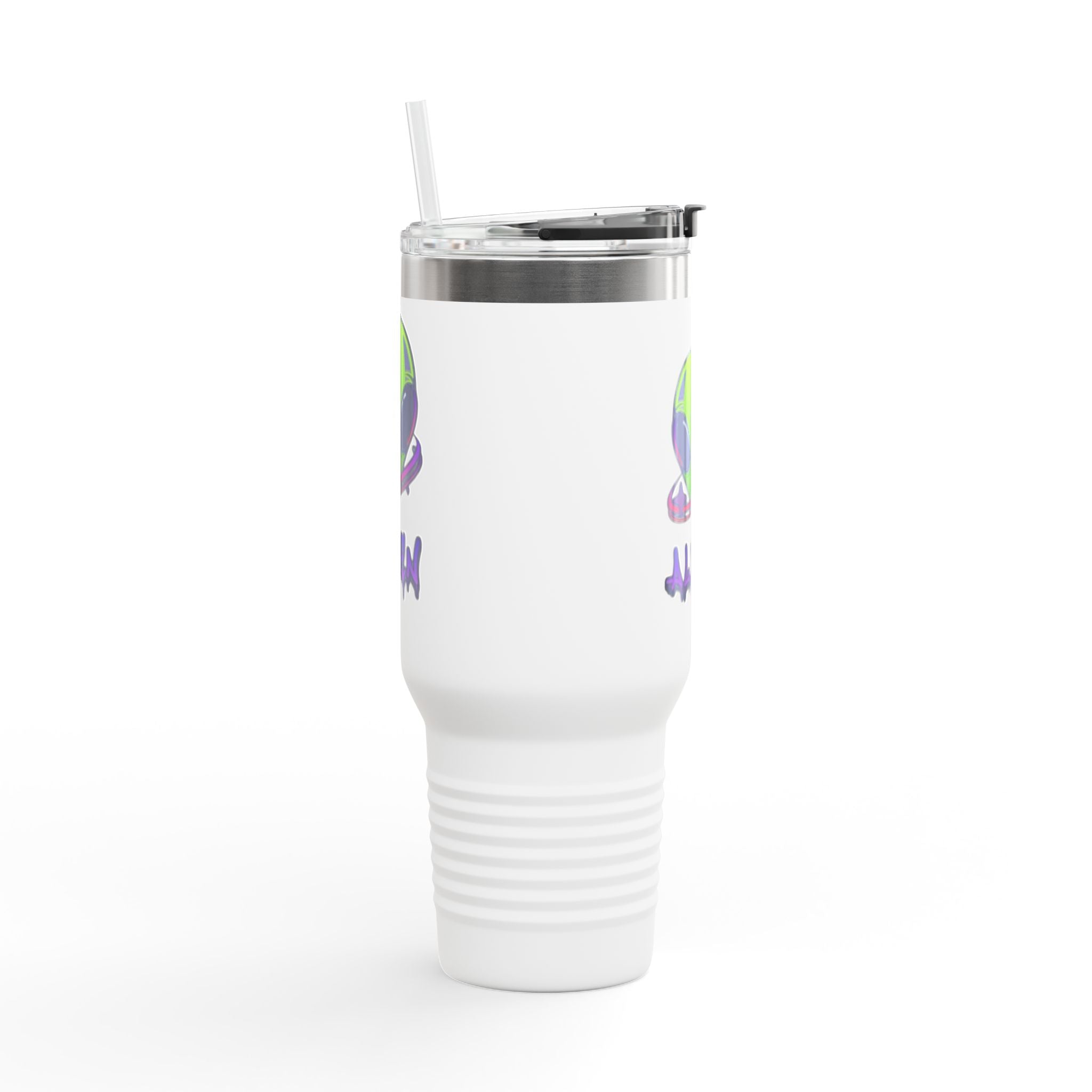 Alien Insulated Travel Mug, 40oz - Perfect for Road Trips, Gift for UFO Lovers, Unique Travel Gear