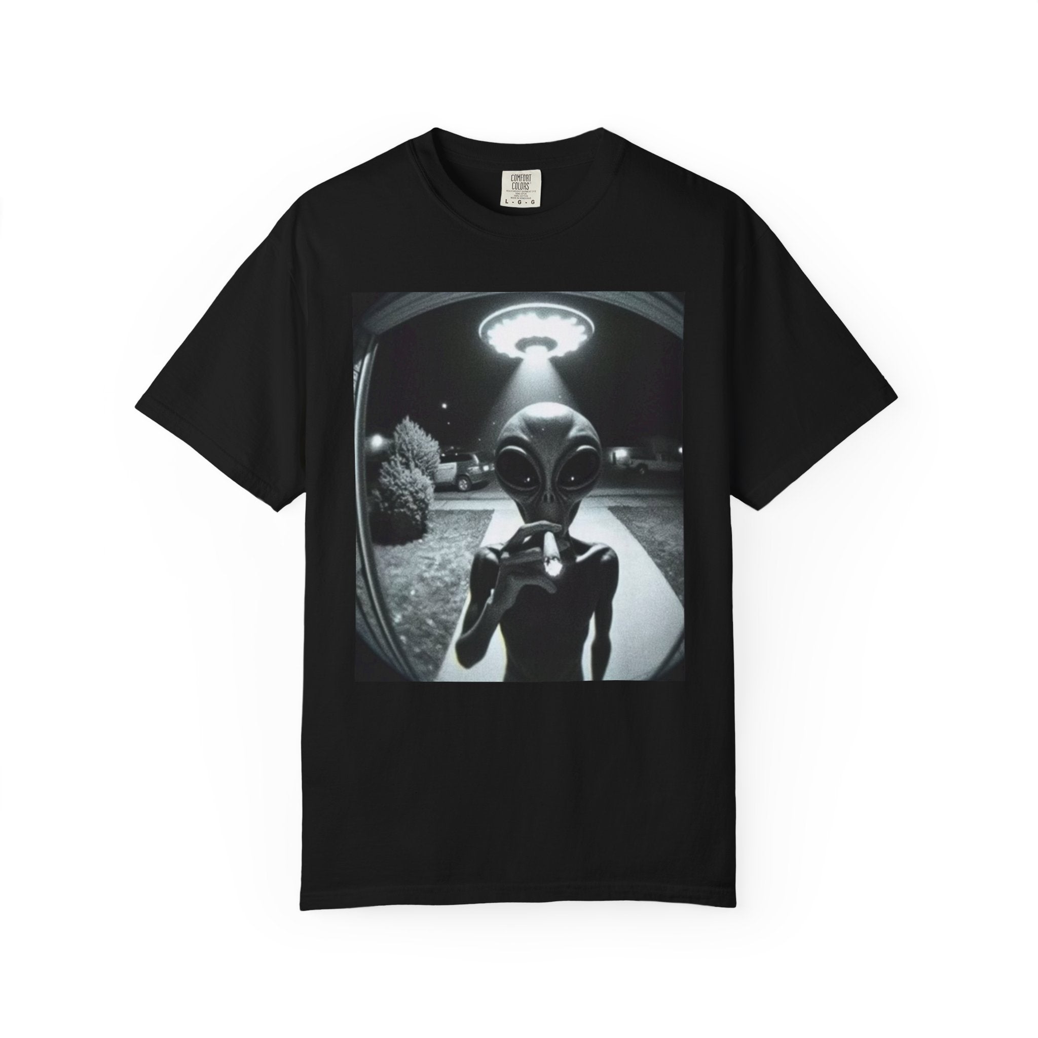 Alien Encounter Unisex Garment-Dyed T-Shirt