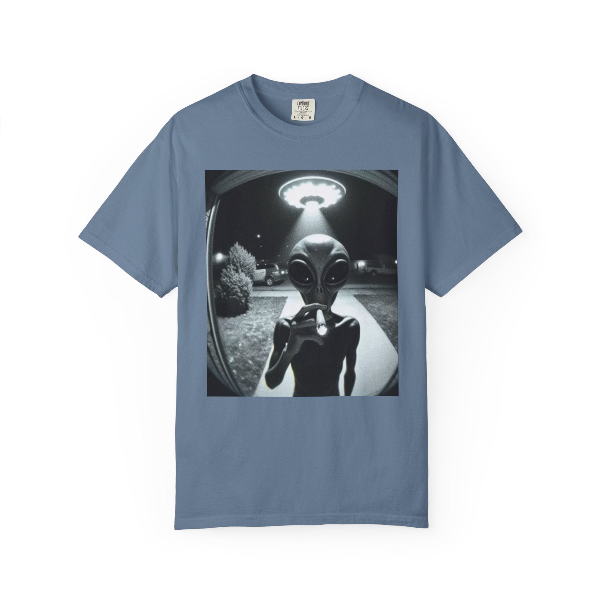 Alien Encounter Unisex Garment-Dyed T-Shirt